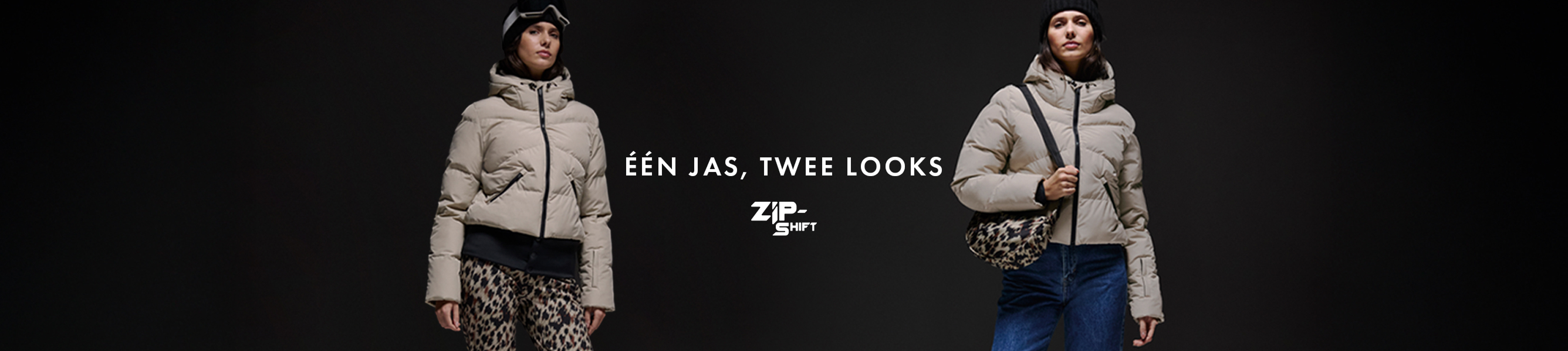 twee vrouwen in de protest ski-jas