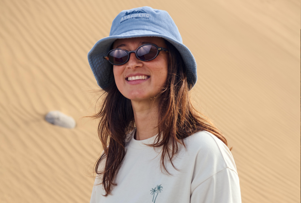 vrouw in ayacucho-kleding